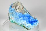 Vibrant Blue, Cyanotrichite Crystal Aggregates - China #183991-3